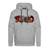 Hoodie Japan Graffiti "Tokyo" - Grau meliert