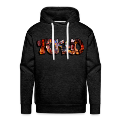 Hoodie Japan Graffiti "Tokyo" - Anthrazit