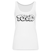 Tanktop Ladies Japan Graffiti "Tokyo Plain" - Weiß