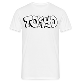 T-Shirt Japan Graffiti "Tokyo Plain" - Weiß