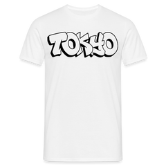 T-Shirt Japan Graffiti "Tokyo Plain" - Weiß