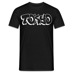 T-Shirt Japan Graffiti "Tokyo Bright Edition" - Schwarz