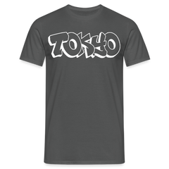 T-Shirt Japan Graffiti "Tokyo Bright Edition" - Anthrazit