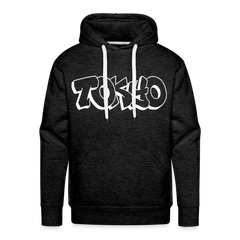 Hoodie Japan Graffiti "Tokyo Bright Edition" - Anthrazit
