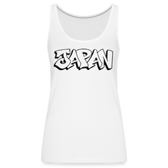 Tanktop Ladies Japan Graffiti "JP Plain" - Weiß