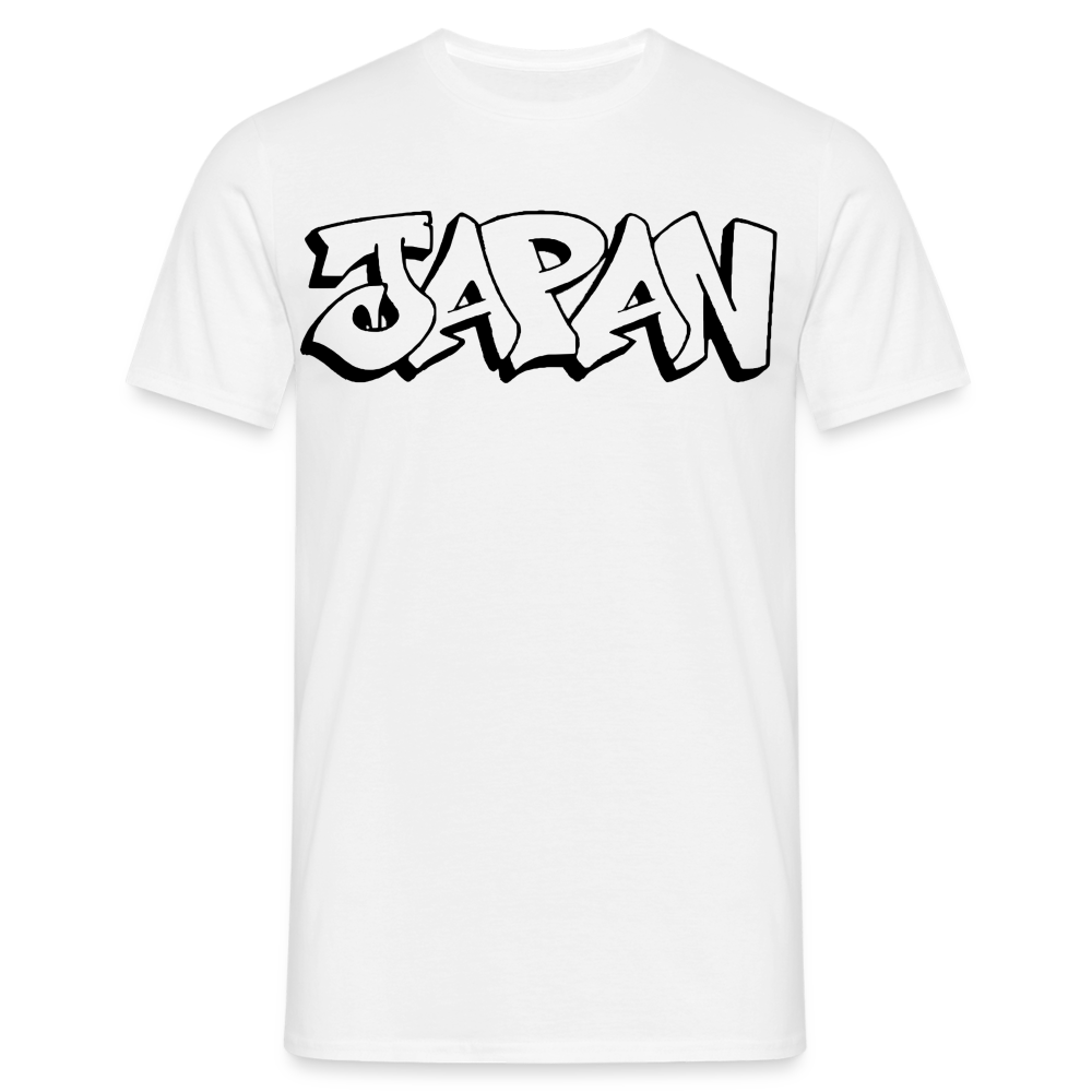 T-Shirt Japan Graffiti "JP Plain" - Weiß
