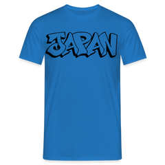 T-Shirt Japan Graffiti "JP Plain" - Royalblau