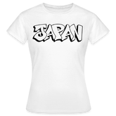 T-Shirt Ladies Japan Graffiti "JP Plain" - Weiß