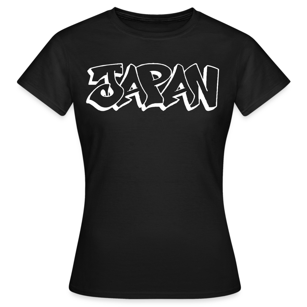 T-Shirt Ladies Japan Graffiti "JP Bright Edition" - Schwarz