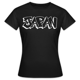 T-Shirt Ladies Japan Graffiti "JP Bright Edition" - Schwarz