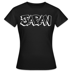 T-Shirt Ladies Japan Graffiti "JP Bright Edition" - Schwarz