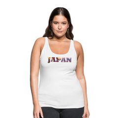 Tanktop Ladies Japan "Bold Panorama" - Weiß