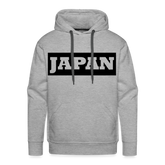Hoodie Japan "Bold" - Grau meliert