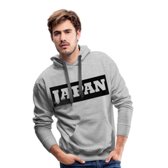 Hoodie Japan "Bold" - Grau meliert