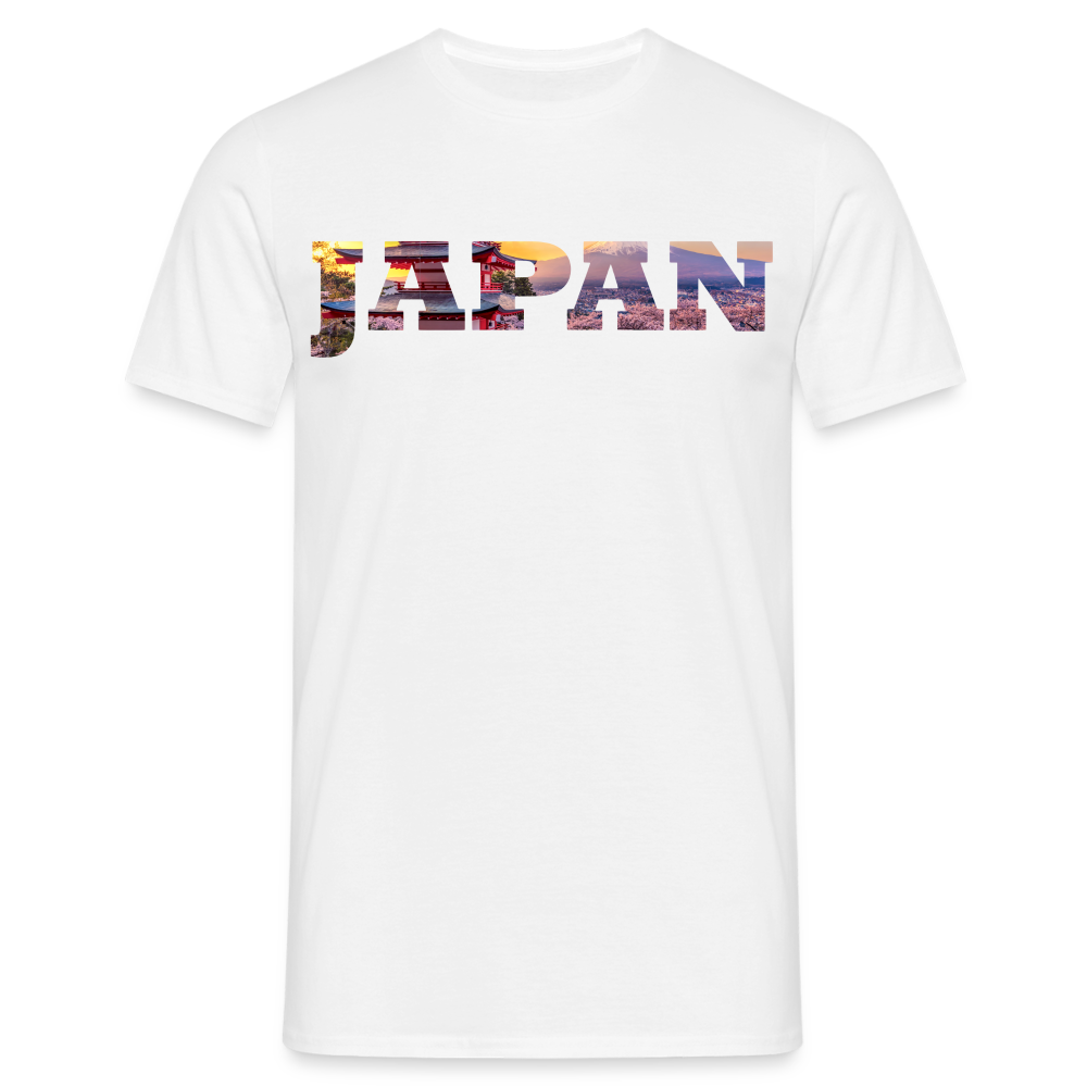 T-Shirt Japan "Bold Panorama" - Weiß