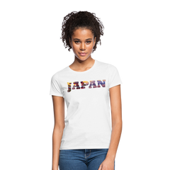 T-Shirt Ladies Japan "Bold Panorama" - Weiß