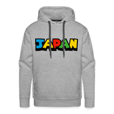 Hoodie Japan "Mario Style" - Grau meliert