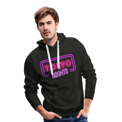 Hoodie Japan "Tokyo Nights" - Anthrazit