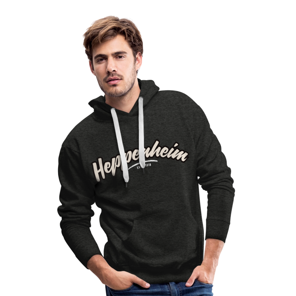 Hoodie Heppenheim "Graffiti Tag White" - Anthrazit