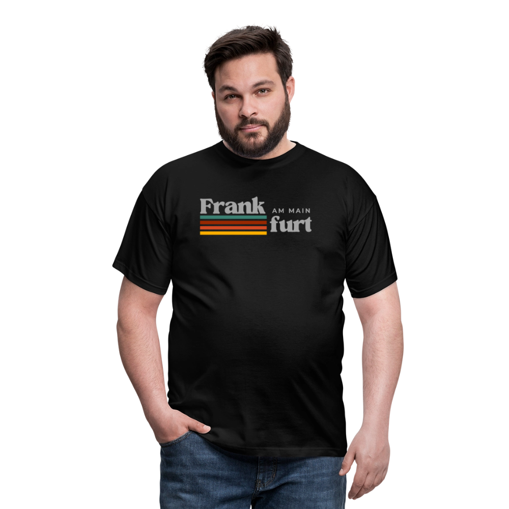 T-Shirt Frankfurt (Main) "Retro" - Schwarz