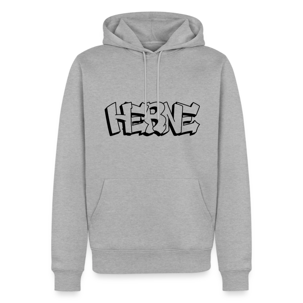 Hoodie Herne "Graffiti" Dark Edition - Grau meliert