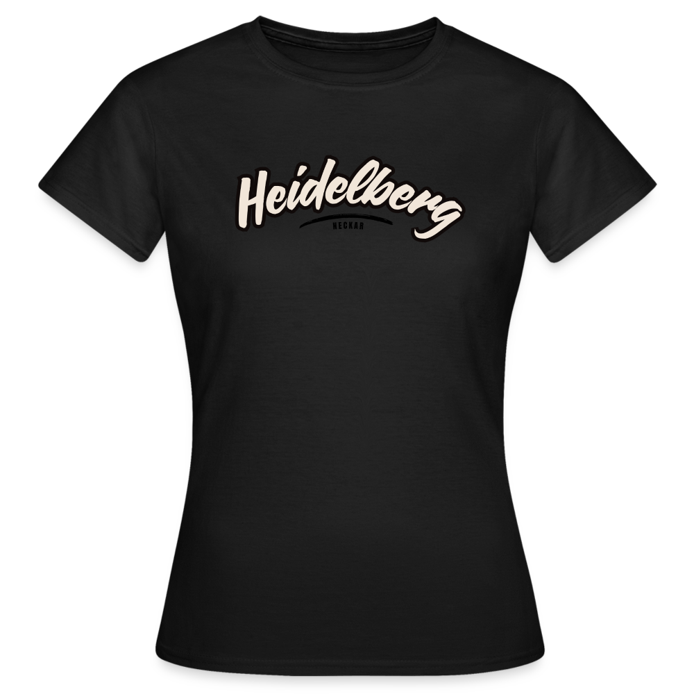 T-Shirt Ladies Heidelberg "Graffiti Tag" - Schwarz