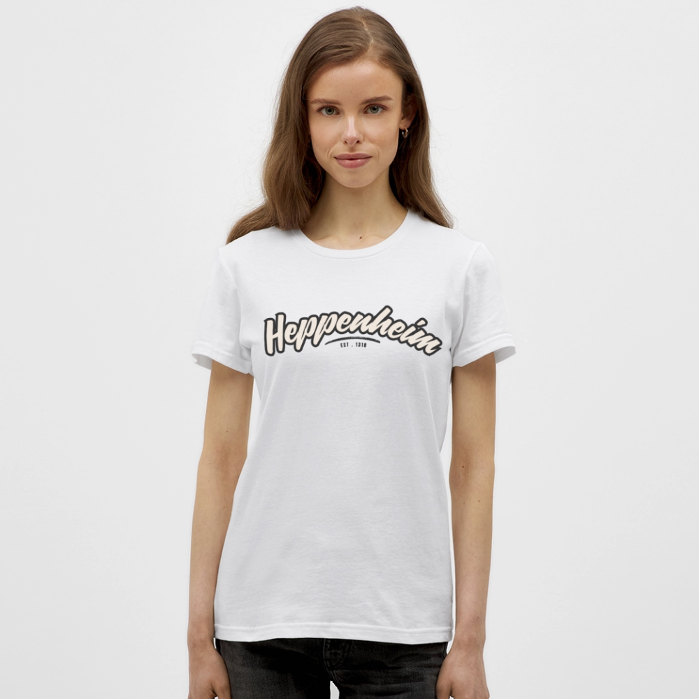 T-Shirt Ladies Heppenheim "Graffiti Tag" - Weiß