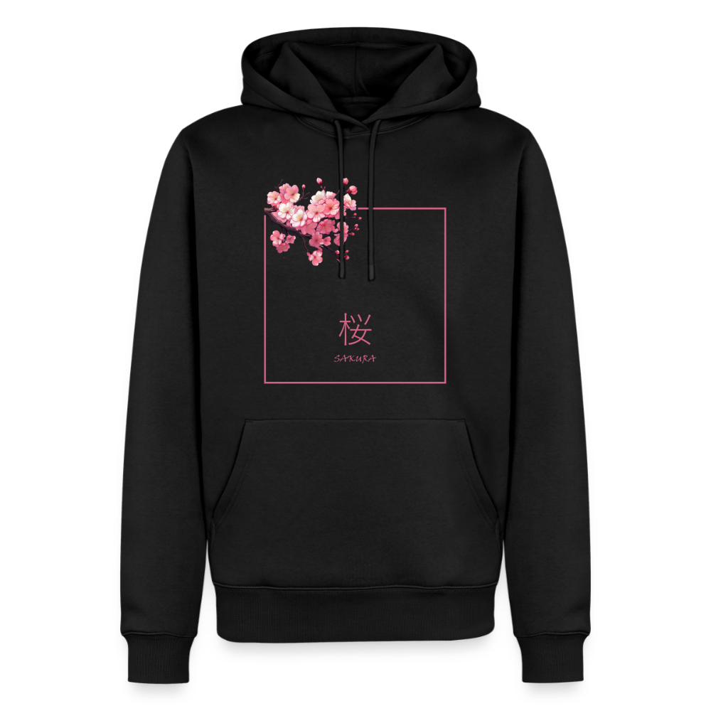Hoodie Japan "Sakura" - Schwarz