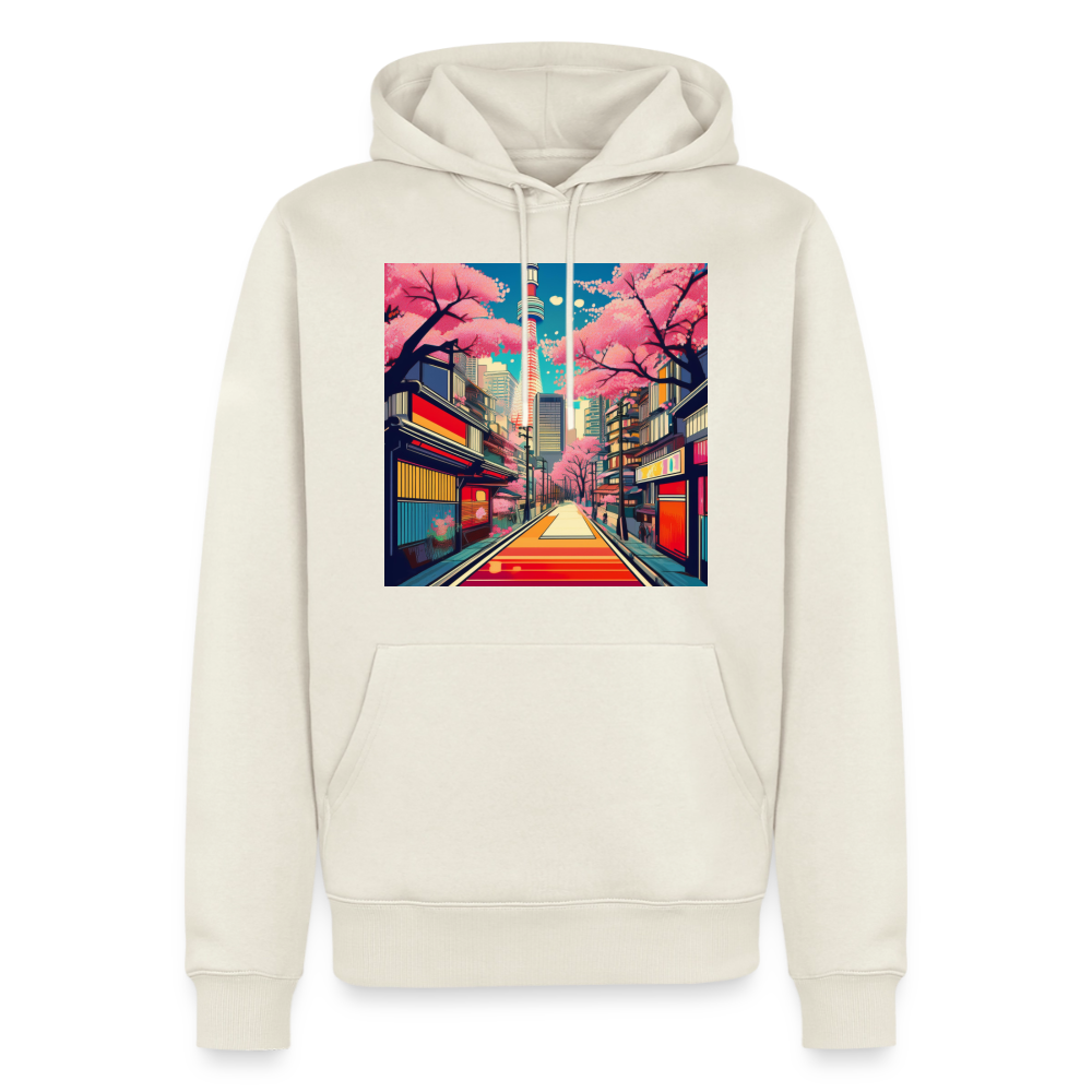 Hoodie Japan "Tokyo" - Naturweiß