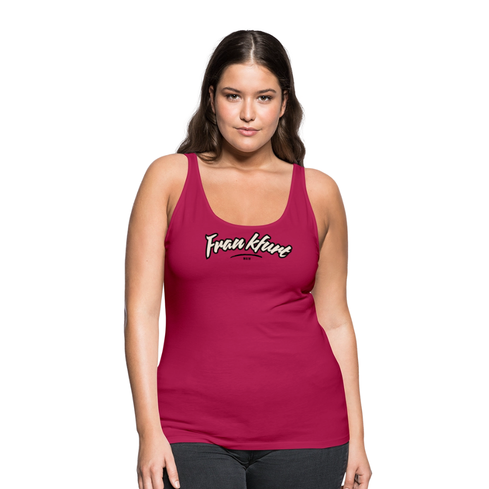 Tanktop Ladies Frankfurt (Main) "Graffiti Tag" - dunkles Pink