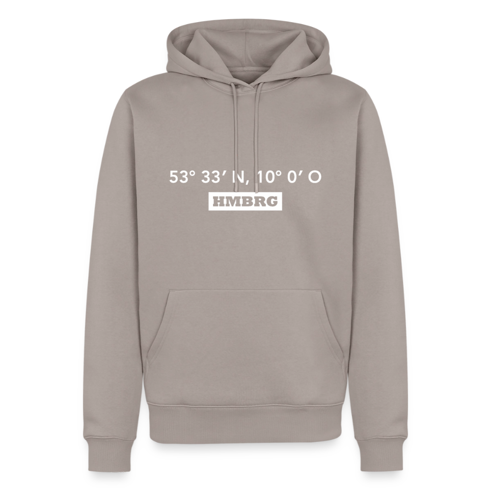 Hoodie Hamburg "HMBRG GPS" Bright Edition - Taupe