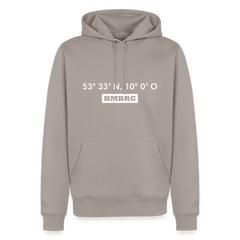 Hoodie Hamburg "HMBRG GPS" Bright Edition - Taupe