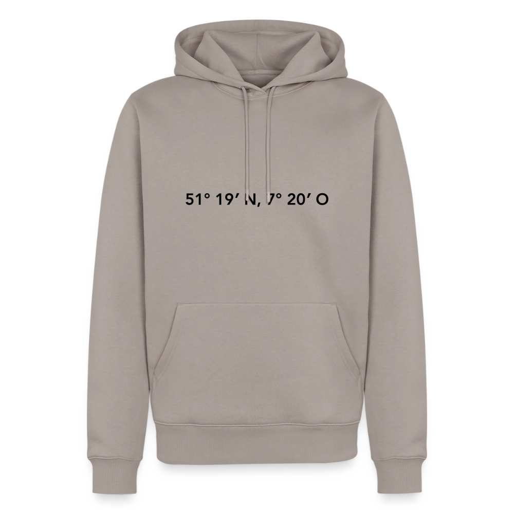 Hoodie Gevelsberg "GPS" Dark Edition - Taupe