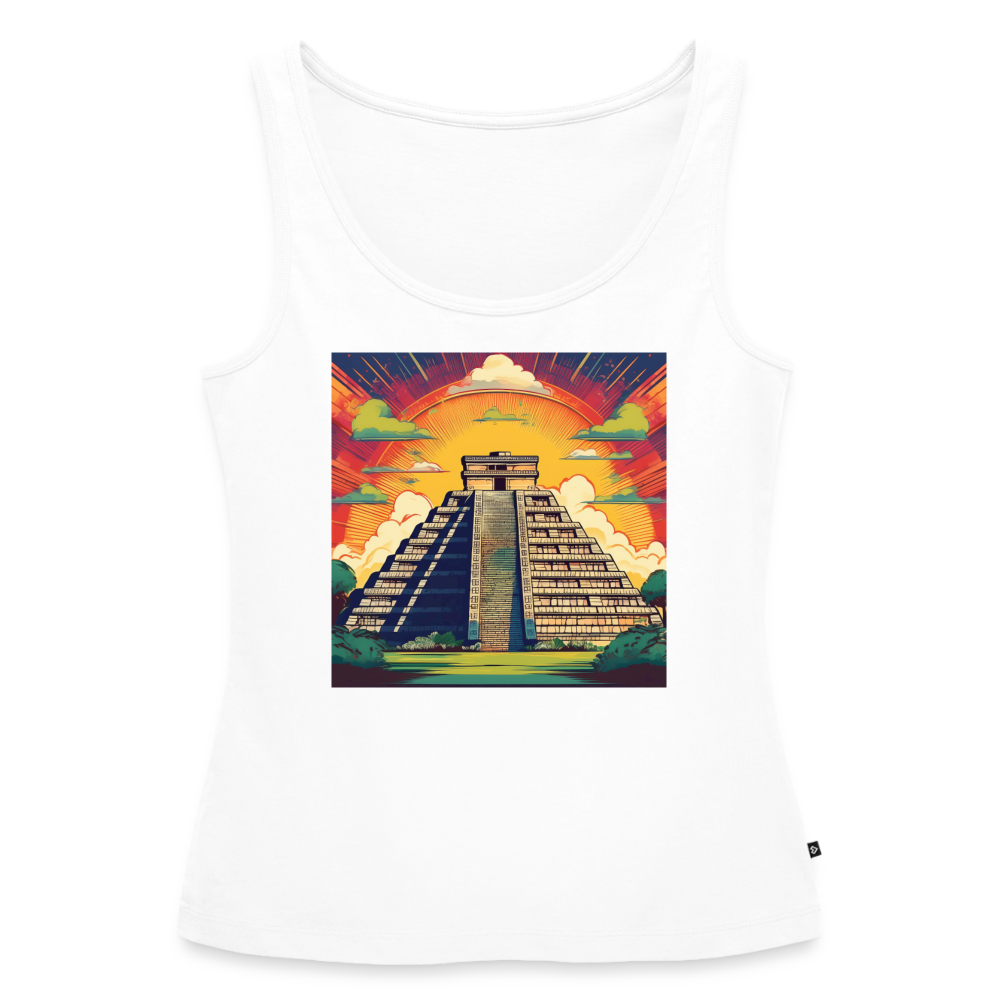 Tanktop Ladies Mexico "Pyramide" - Weiß