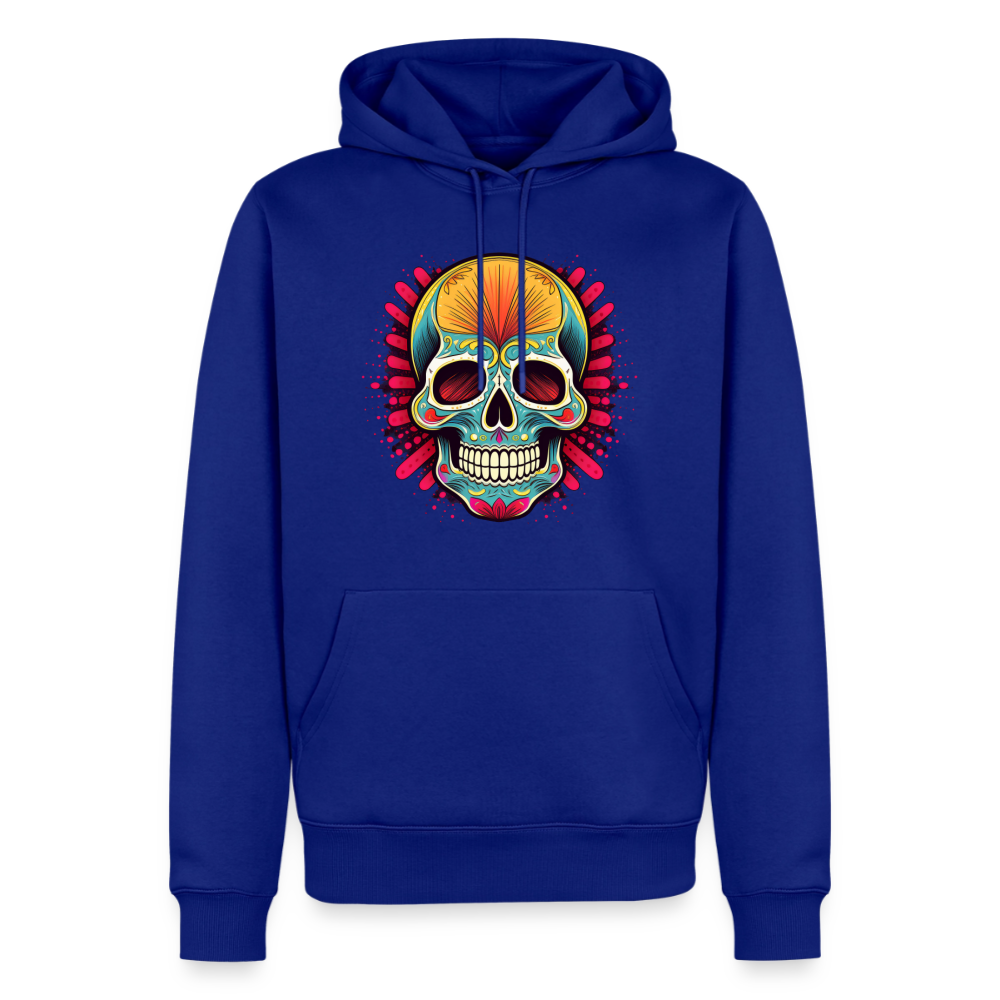 Hoodie Mexico "Mascarilla Craneo" - Royalblau