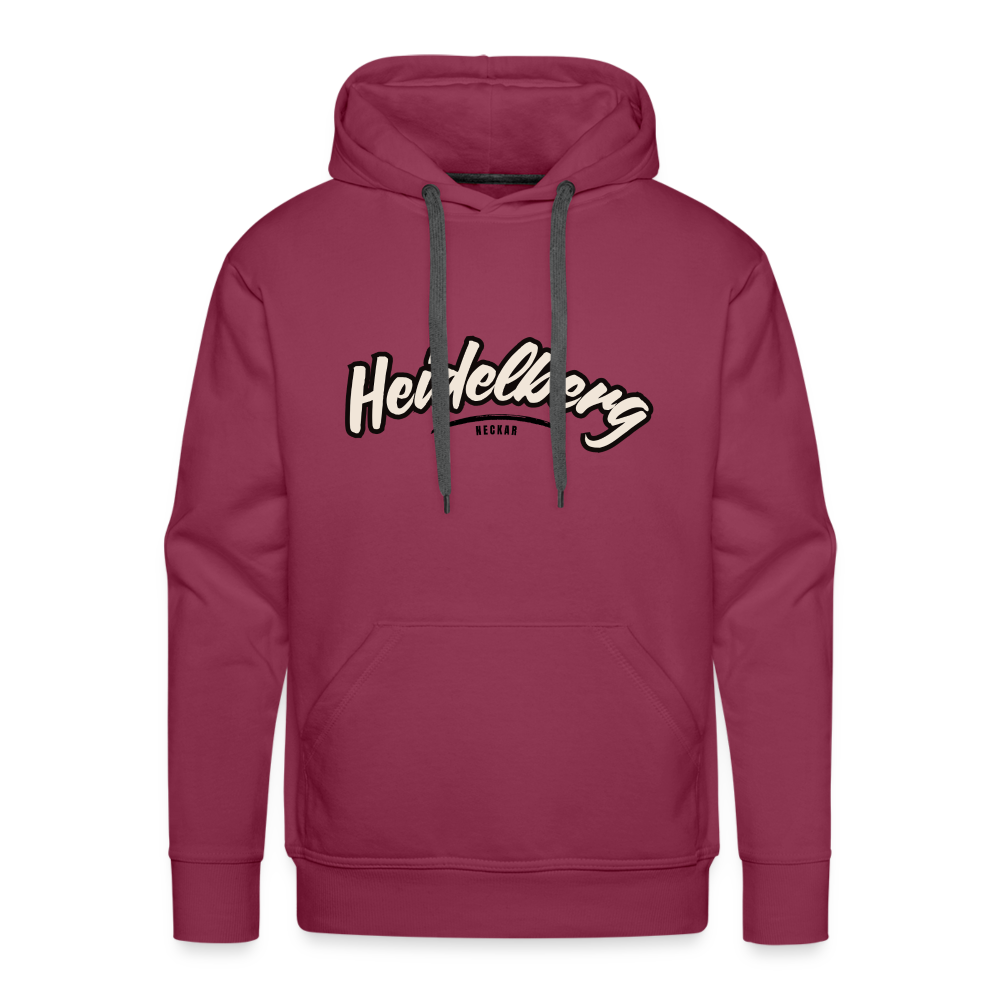 Hoodie Heidelberg "Graffiti Tag" - Bordeaux