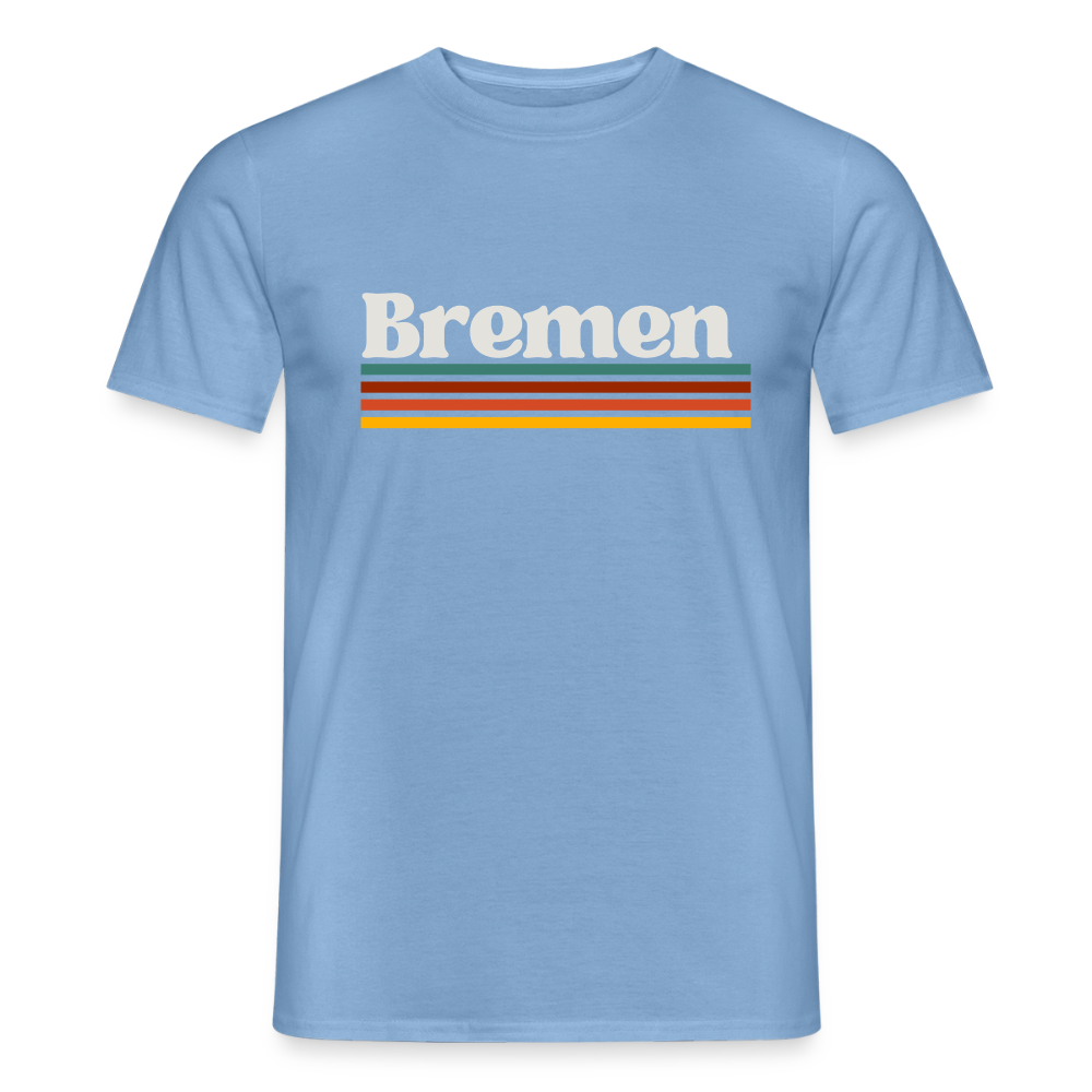 T-Shirt Bremen "Retro" - Carolina Blue