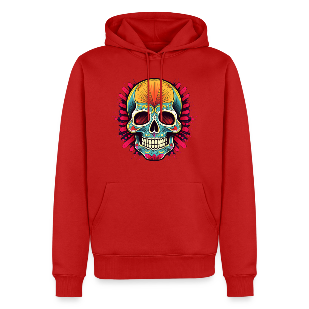 Hoodie Mexico "Mascarilla Craneo" - Rot