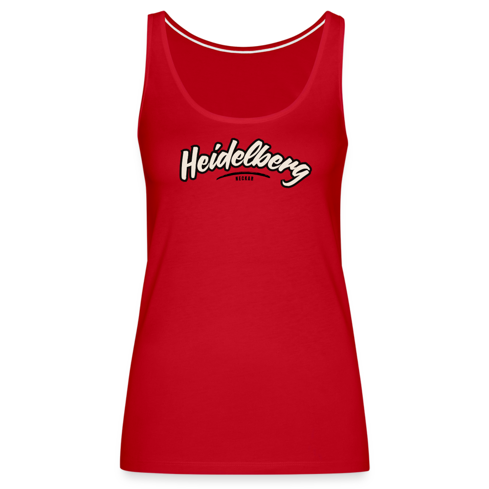 Tanktop Ladies Heidelberg "Graffiti Tag" - Rot