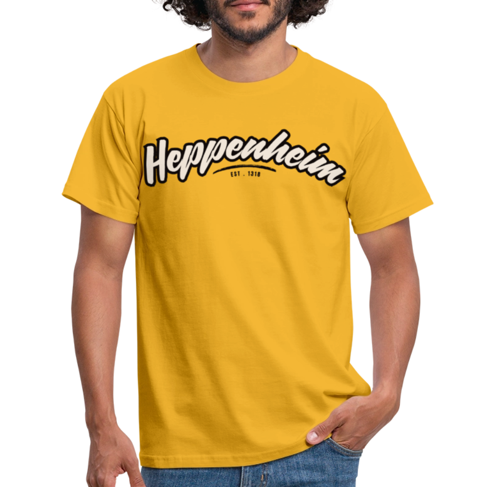 T-Shirt Heppenheim "Graffiti Tag" - Gelb
