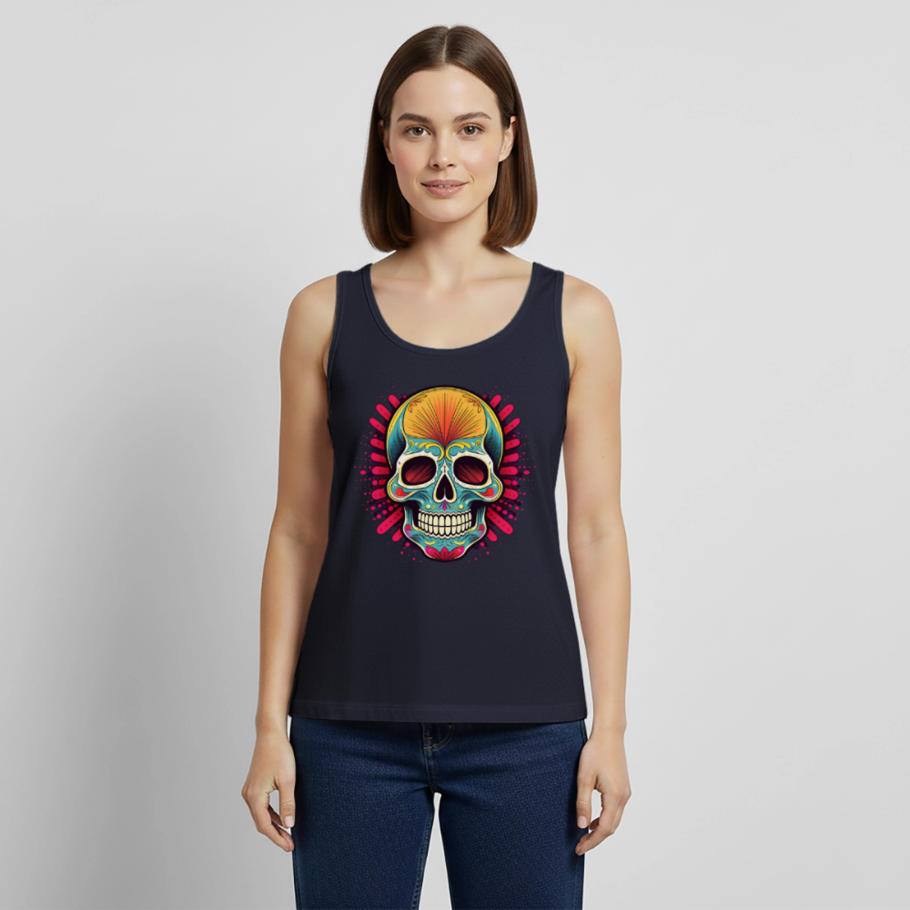 Tanktop Ladies Mexico "Mascarilla Craneo" - Navy