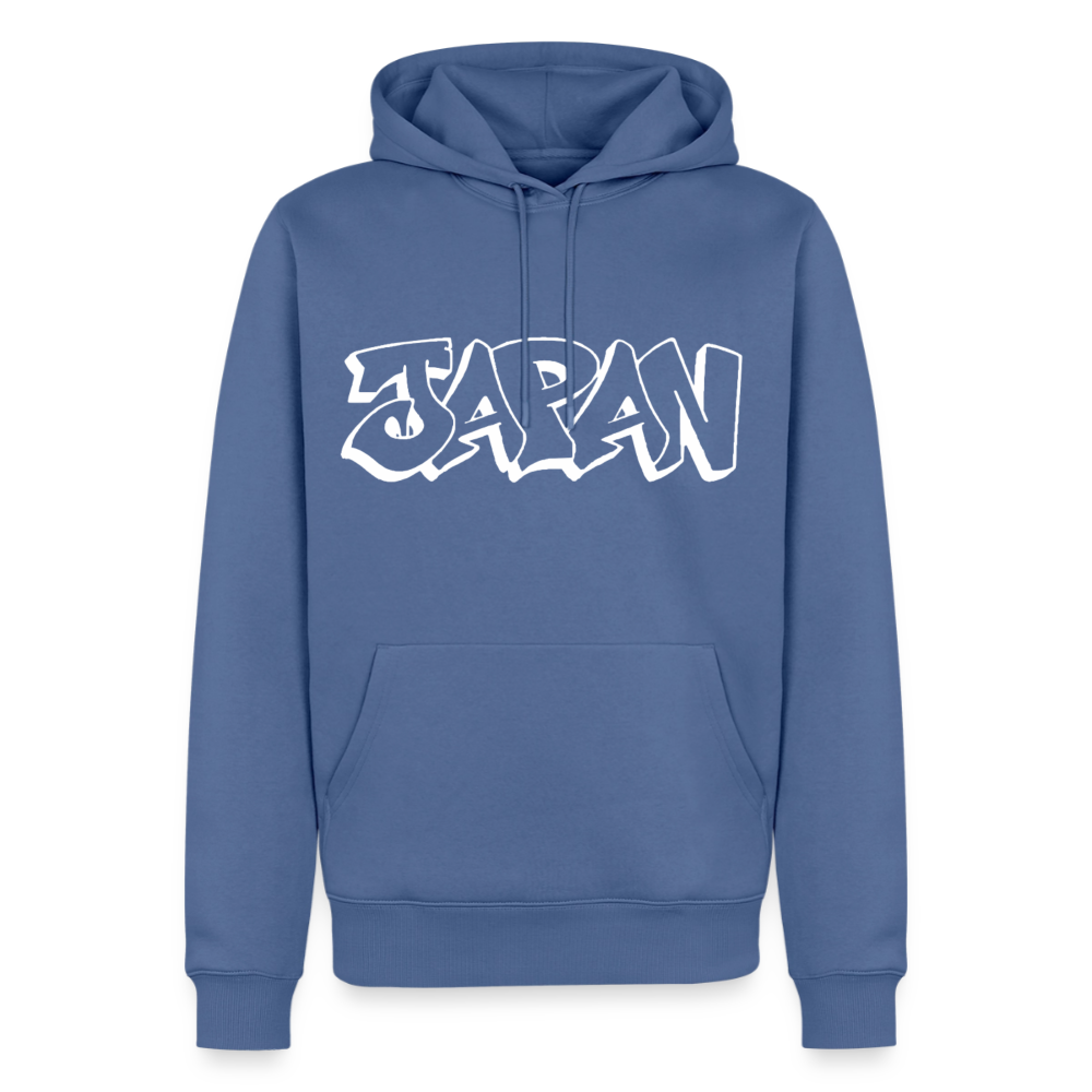 Hoodie Japan Graffiti "JP Bright Edition" - Taubenblau