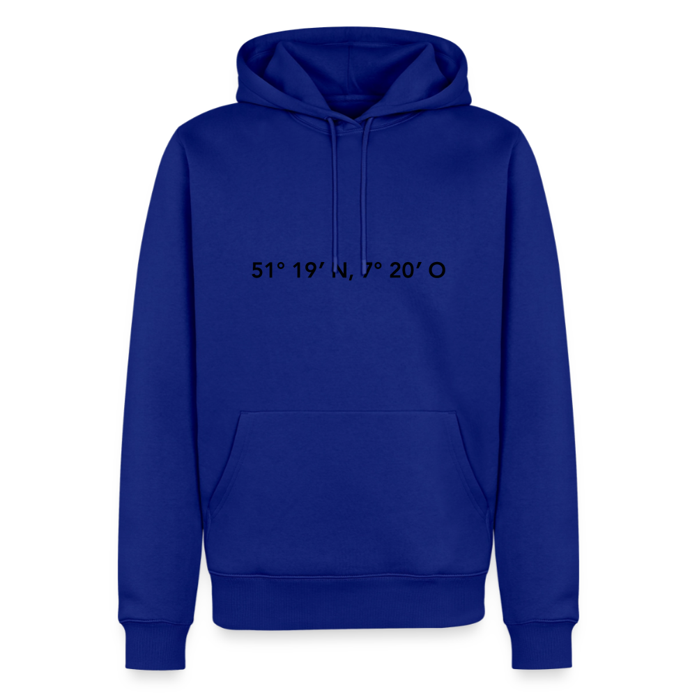 Hoodie Gevelsberg "GPS" Dark Edition - Royalblau