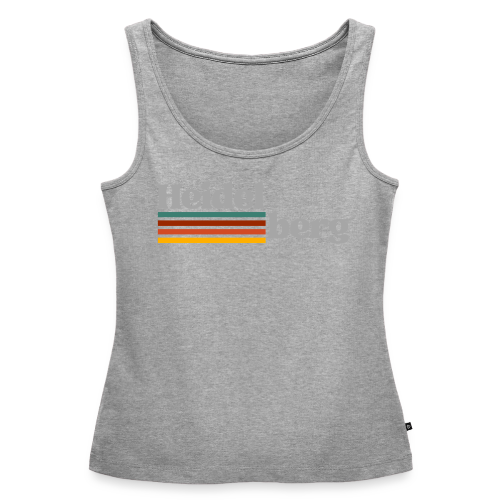 Tanktop Ladies Heidelberg "Retro" - Grau meliert