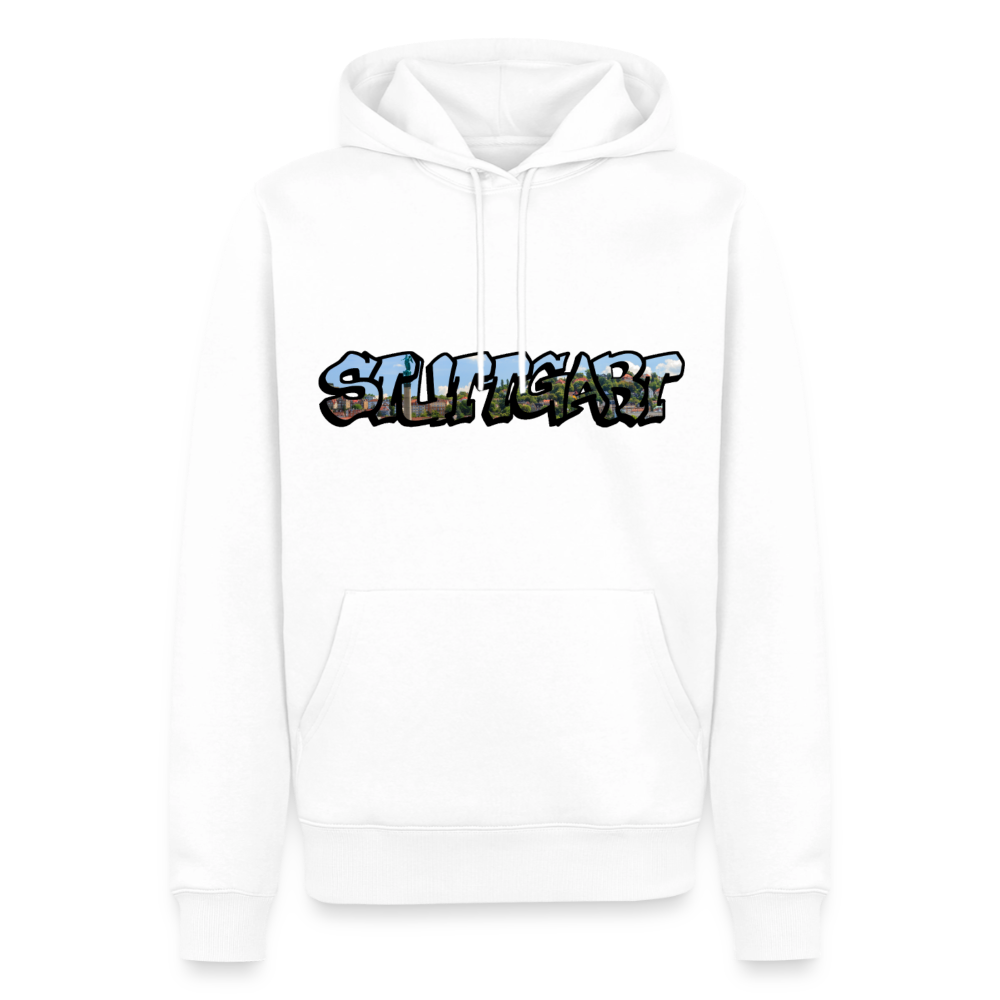 Hoodie Stuttgart "Panorama Graffiti" - Weiß