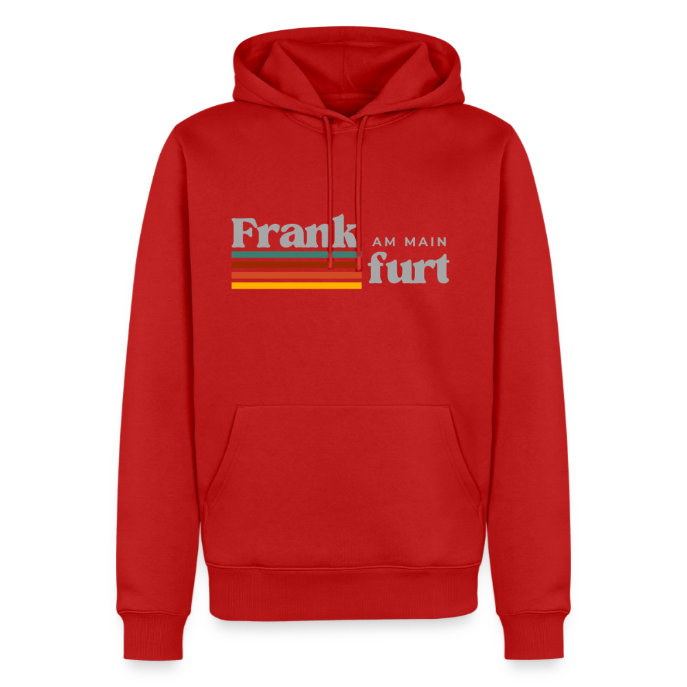 Hoodie Frankfurt (Main) "Retro" - Rot