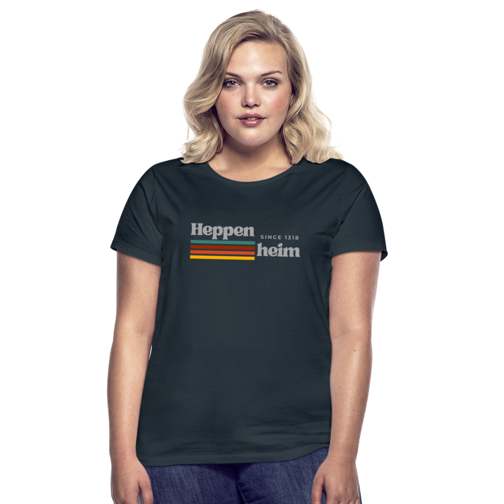 T-Shirt Ladies Heppenheim "Retro" - Navy