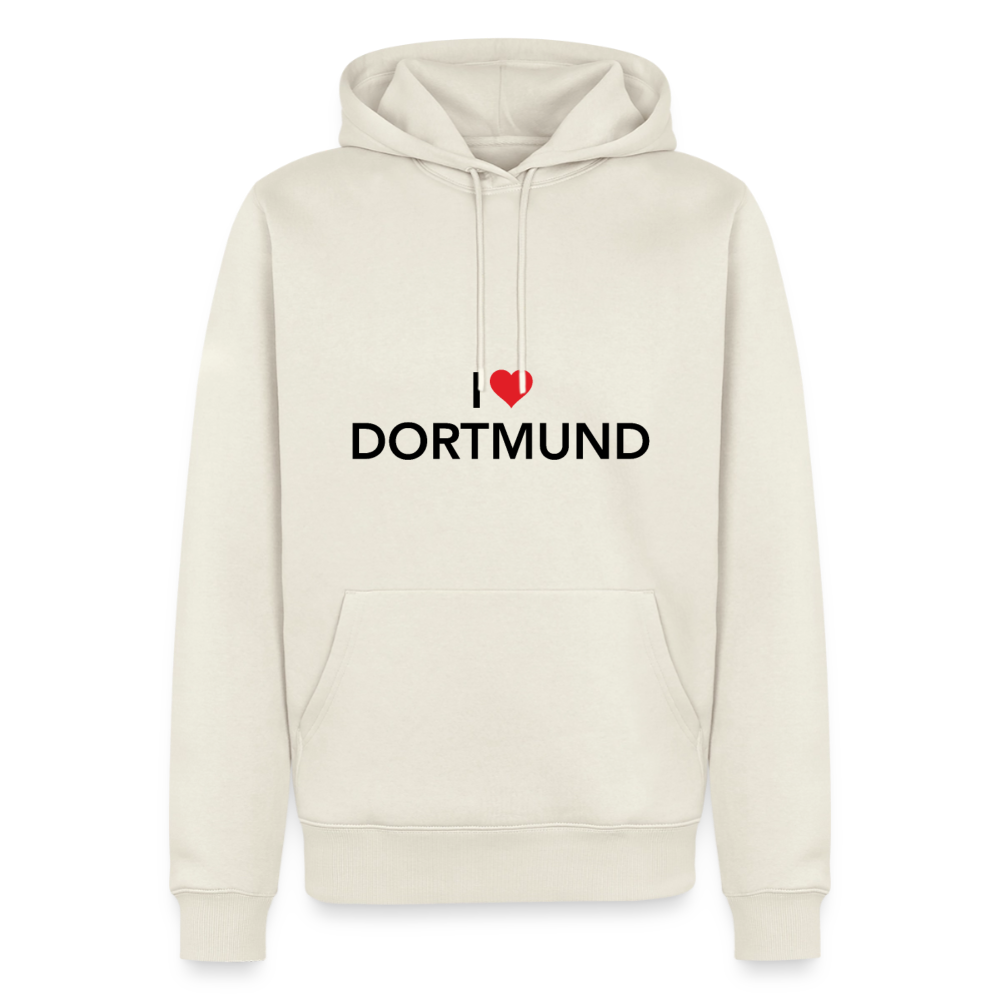 Hoodie "I Love Dortmund" Bright Edition - Naturweiß