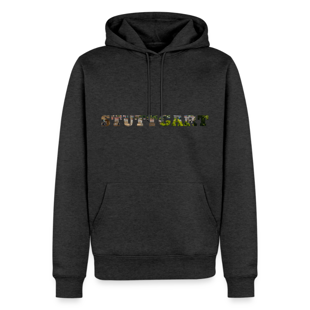 Hoodie Stuttgart "Panorama Bold" - Anthrazit meliert
