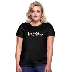 T-Shirt Ladies Frankfurt (Main) "Graffiti Tag White" - Schwarz